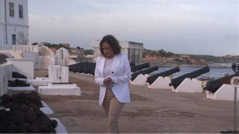 Kamala Harris gets emotional in Ghana as she visits slave trade site ...