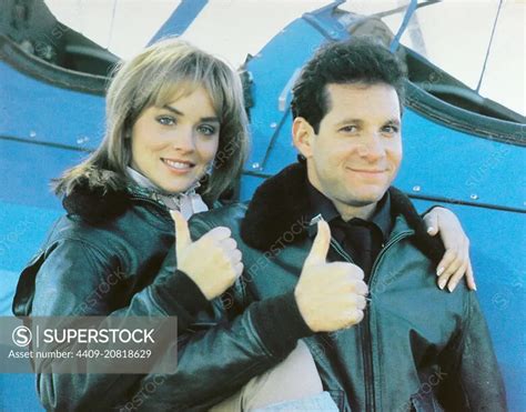 STEVE GUTTENBERG and SHARON STONE in POLICE ACADEMY 4: CITIZENS ON PATROL (1987), directed by ...