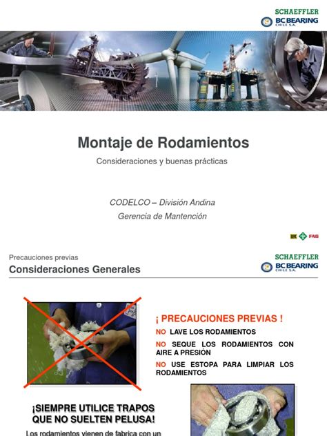 PDF Montaje De Rodamientos CODELCO Andina DOKUMEN TIPS