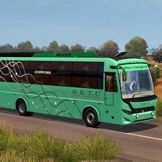 Indian SETC Tamil Nadu Skin Pack für JK Vega Sleeper Bus Mod v1 0