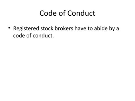 Stock broking | PPT