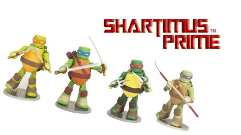 Tmnt Minimates Series 2 Diamond Teenage Mutant Ninja Turtles Cartoon