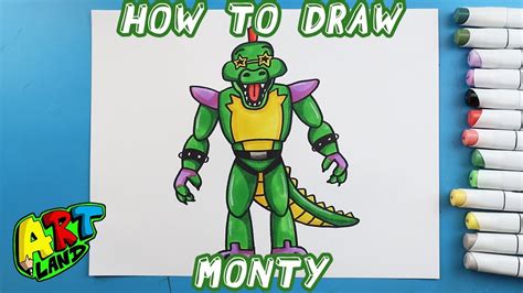 How To Draw Monty Youtube