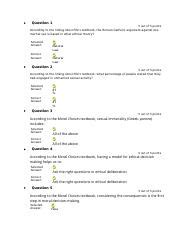 ETHC 101 Quiz 3 Spring 2022 Docx Question 1 5 Out Of 5 Points