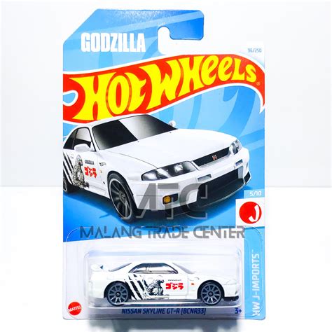 PUTIH Hot Wheels Nissan Skyline GT R BCNR Godzilla White D Shopee Malaysia