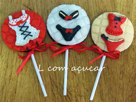 Doceria L Açucar Pirulito Chá de lingerie