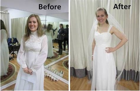 Wedding Dress Transformation Come See How Laura Turned Her Moms