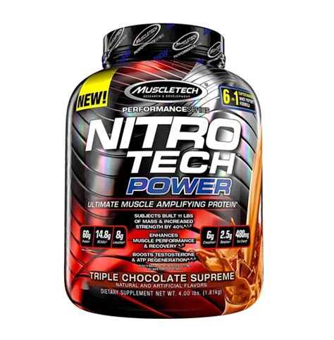 Nitro Tech Power 1 81kg Proteína Muscletech Produtos