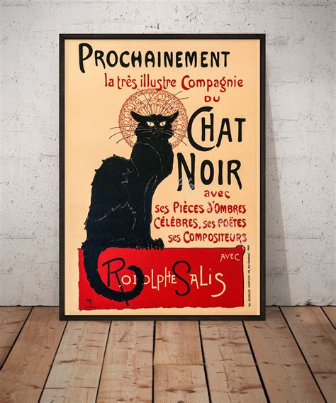 Tournée Du Chat Noir Théophile Steinlen 1896 Wall Art Print