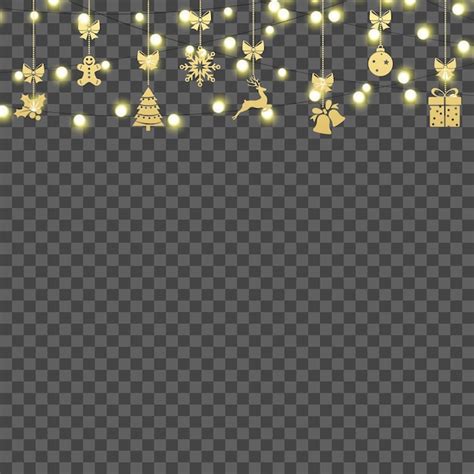 Christmas Lights No Background Vectors & Illustrations for Free Download