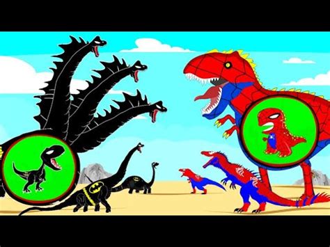 Evolution Of Spider Spinosaurus Vs Evolution Of Batman Brachiosaurus