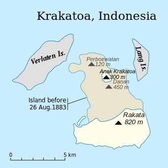 Éruption du Krakatoa en 1883 Wikipédia