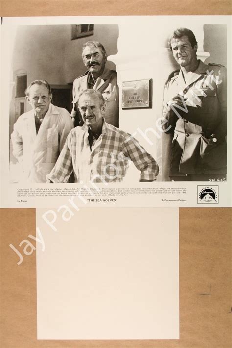 AD670 Photo TREVOR HOWARD DAVID NIVEN GREGORY PECK ROGER MOORE The