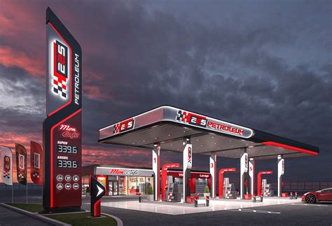 Create of a gas station design. :: Behance