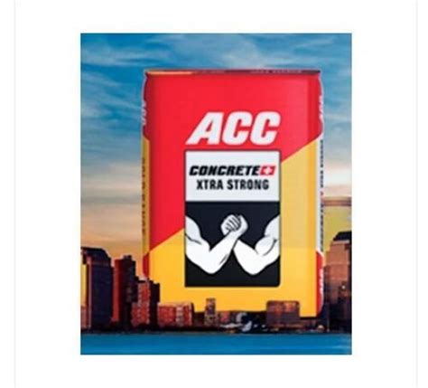 Acc Concrete Plus Opc Cement For Construction Use With Packaging Size