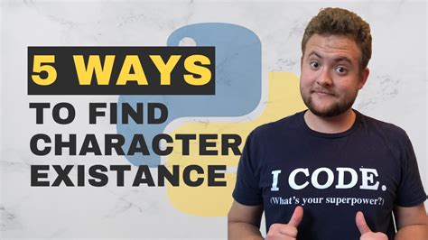How To Check A String For A Character In Python YouTube