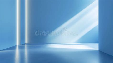 Blue Minimalist Background for Presentation Stock Illustration ...