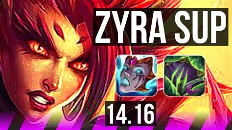 ZYRA Ezreal Vs THRESH Lucian SUP 5 2 10 1000 Games NA