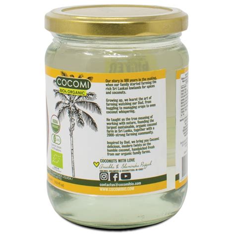 Aceite De Coco Virgen Bio Cocomi Ml Ecocash