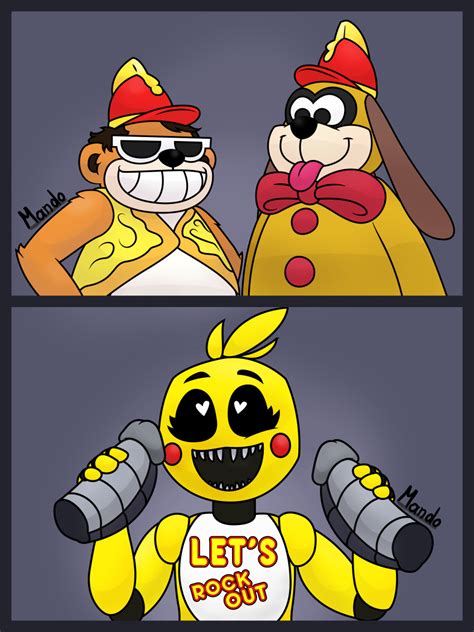 Post 3388726 Bingo Crossover Five Nights At Freddy S Fleegle The Banana Splits Mando S Art