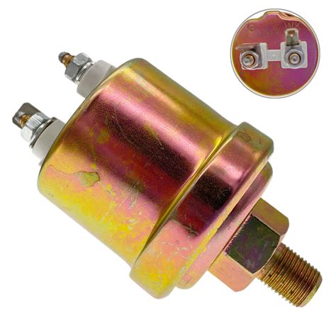 VDO Type Oil Pressure Sender 0 80 Psi High Quality Reliable Low Alarm