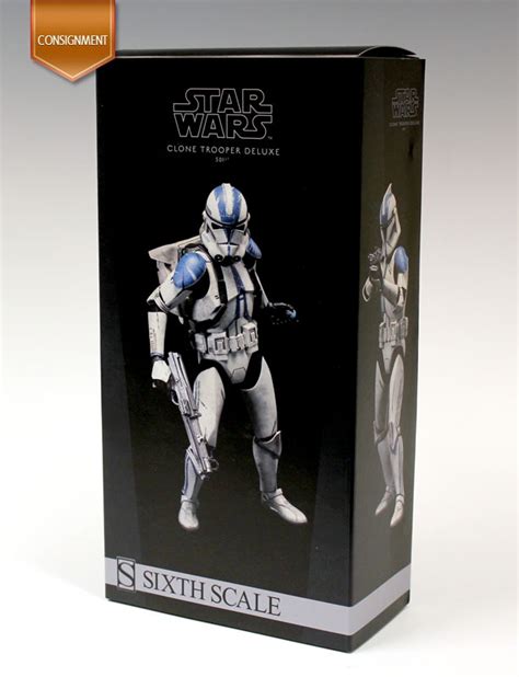 Star Wars Clone Trooper Deluxe 501st Sixth Scale Figure By Sideshow