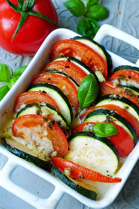 Zucchini Tomaten Auflauf