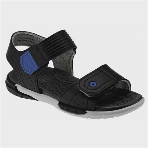 Sand Lia Papete Infantil Menino Confort Preto Azul Kidy