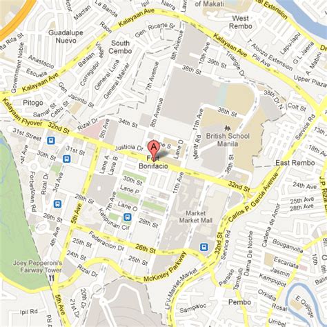 Barangay Fort Bonifacio Map