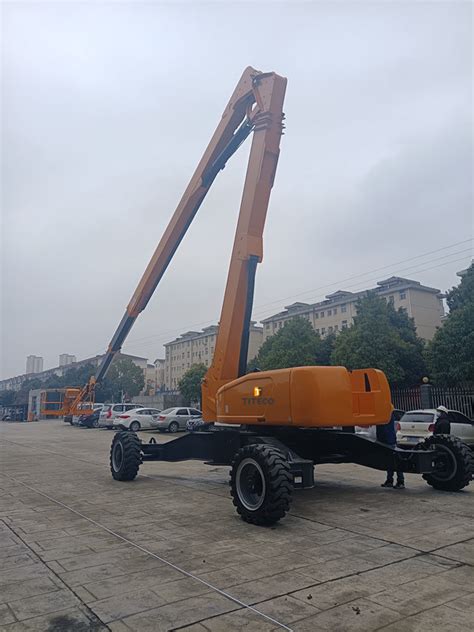 24m Drivable Hydraulic Articulated Boom Lift Telescopic Crank Arm Lift