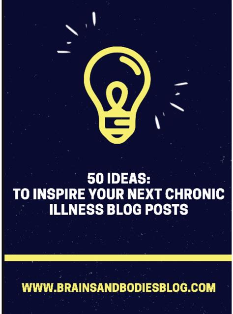 50 Content Ideas To Inspire Your Next Chronic Illness Blog Posts Artofit