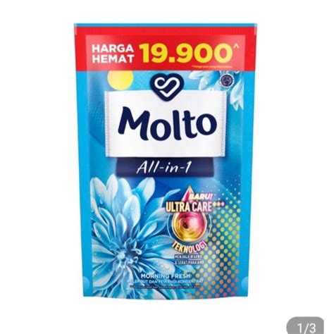 Jual Molto All In Pelembut Pewangi Morning Fresh Ml Shopee