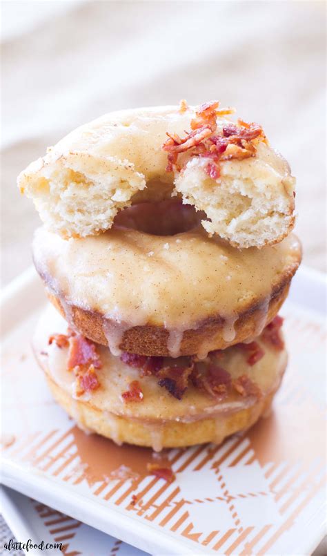 Maple Bacon Donuts A Latte Food