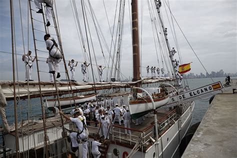 Buque Espa Ol Juan Sebasti N De Elcano Llega A Panam Para Estrechar Lazos