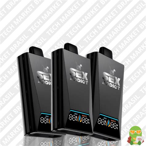 Sex Addict S280 28 000 Puffs Lançamento na Tech Market Brasil