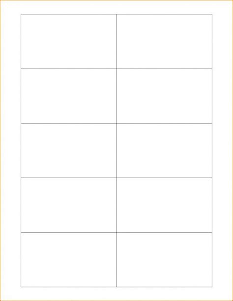 Free Printable Blank Flash Cards Template New 020 Business Card ...