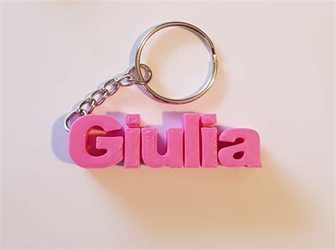 Free Stl File Customizable Name Keychain File Step 🗝️ ・3d Printer