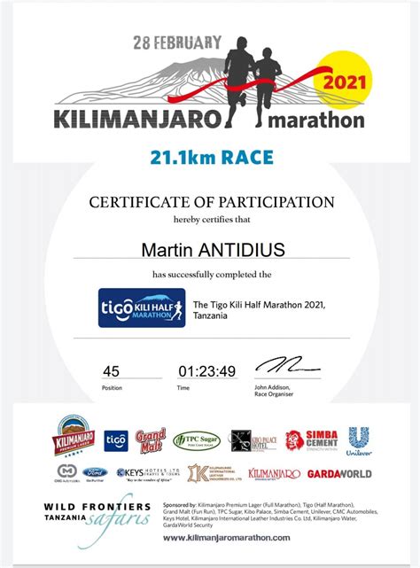 MAX SPORTS: KILI MARATHON 2021 | PICTURES