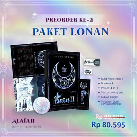 Jual NOVEL WATTPAD ALAIA 2 Raden Chedid PAKET LONAN Shopee Indonesia