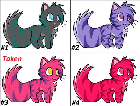 Adoptable Cheshire Kittens Open 34 By Deidara1fan On Deviantart