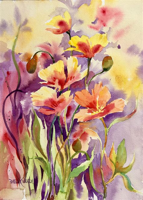 10x14 Loose Watercolor By Pamela Wilhelm Loose Watercolor Paintings