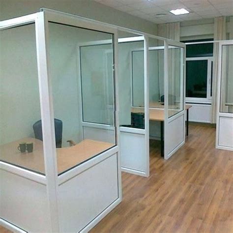 Aluminium And Glass Modular Office Glass Partition Rs 750 Square Feet Id 20138469512