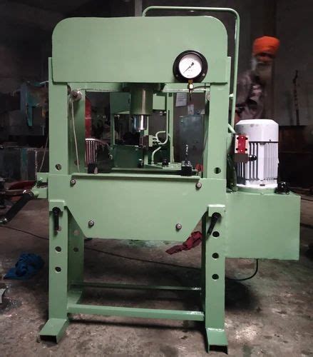 Semi Automatic Ms H Frame Hydraulic Press Capacity Ton 10 Ton