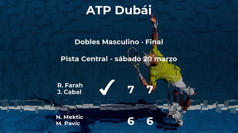 Resultados De Tenis En Directo Partido Robert Farah Y Juan Sebastian