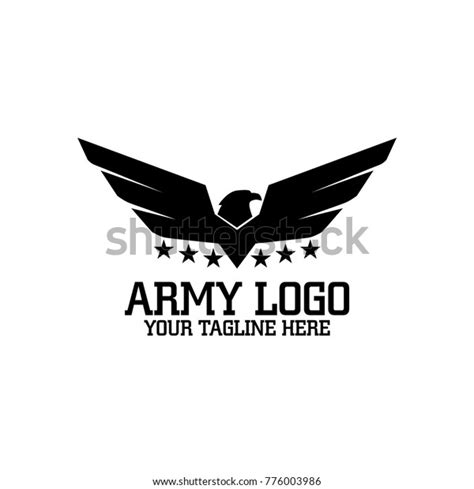 Military Army Logo Design Template Vector Stock Vector (Royalty Free ...