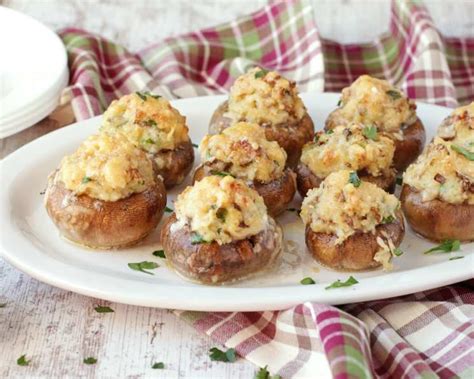 Crab Stuffed Mushrooms Recipe