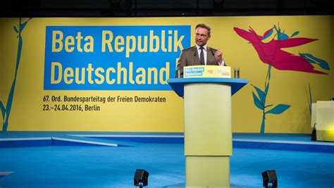 Fdp Parteitag Christian Lindner Feiert Das Neue Selbstbewusstsein