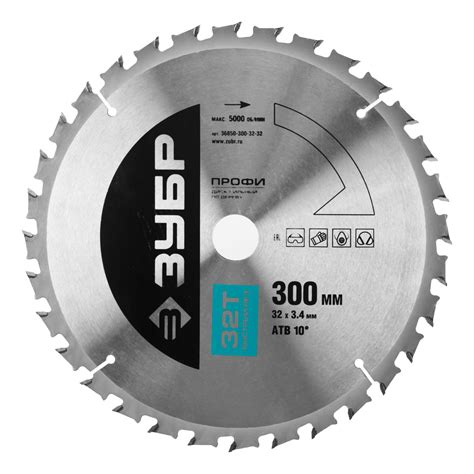 Размеры дисков для циркулярной пилы