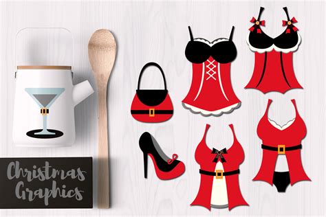 Santa Lingerie Graphic By Revidevi Creative Fabrica