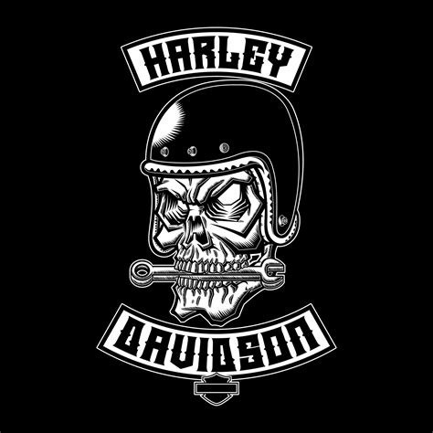 Harley Davidson Skull Logo